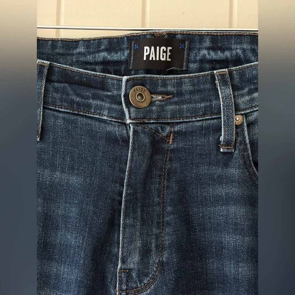 PAIGE Croft Skinny Jeans in Ewan Wash - Size 33 - Made in USA
